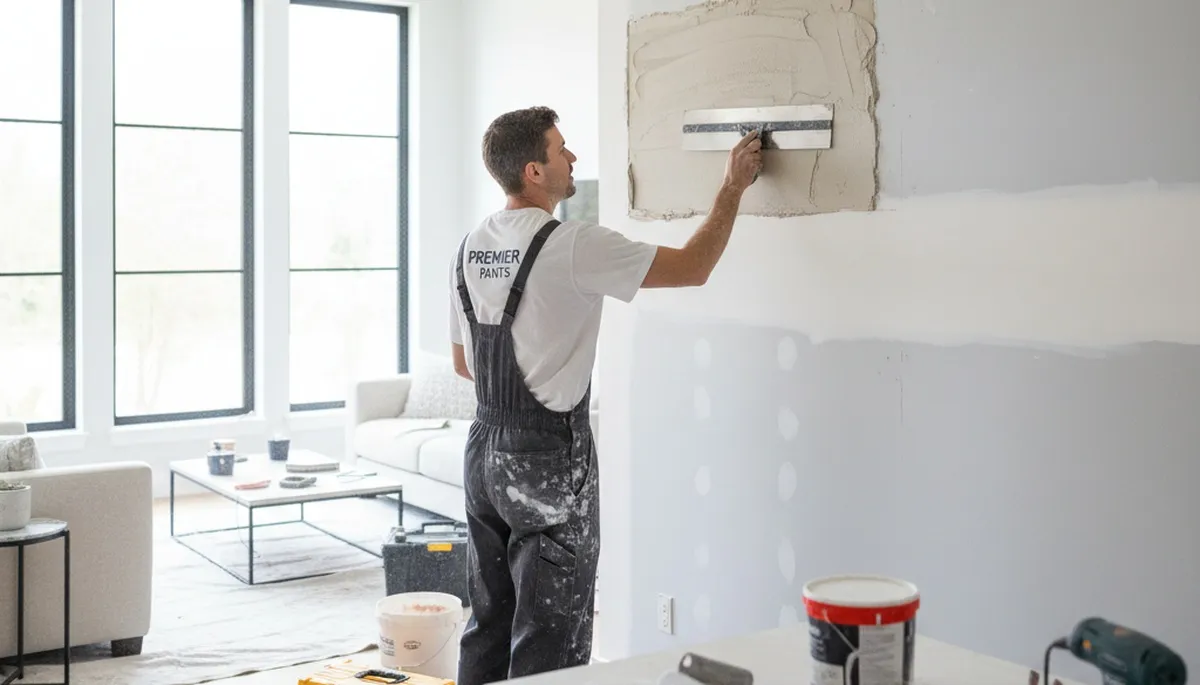 Professional drywall repair and wall restoration by house painters in Jacksonville, FL