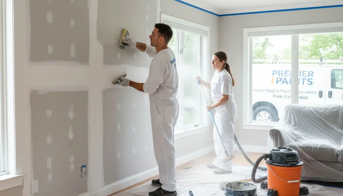Professional drywall repair and wall restoration in Jacksonville, FL home interior