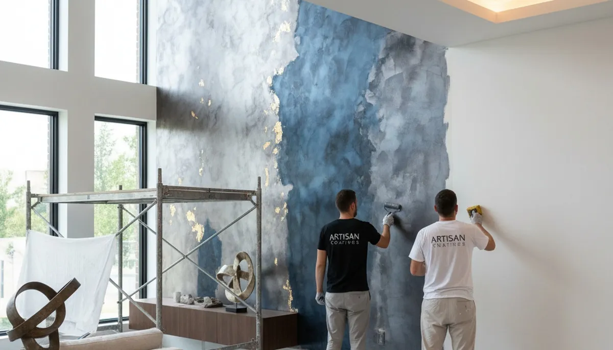 Professional faux painting service in Jacksonville, FL transforming home interiors with elegant finishes