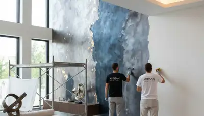 Professional faux painting service in Jacksonville, FL transforming home interiors with elegant finishes