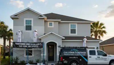 Professional house painters in Jacksonville FL providing expert residential exterior painting services