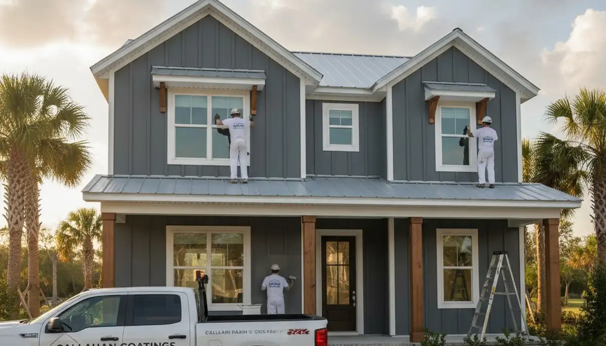 Professional house painters in Jacksonville FL providing expert residential painting services