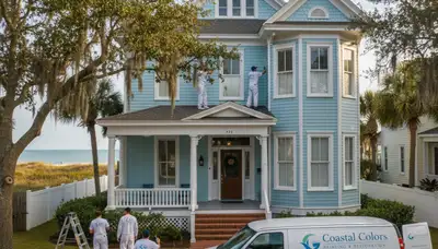 Professional house painters in Jacksonville FL providing expert exterior painting services