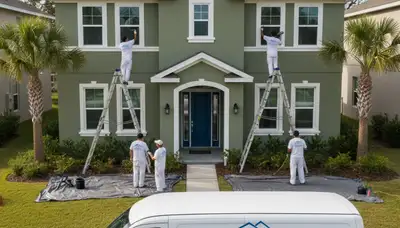 House painters in Jacksonville, FL delivering professional residential painting services