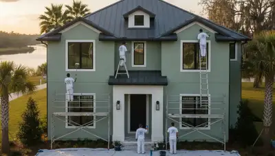 House painters in Jacksonville, FL providing professional exterior and interior painting services