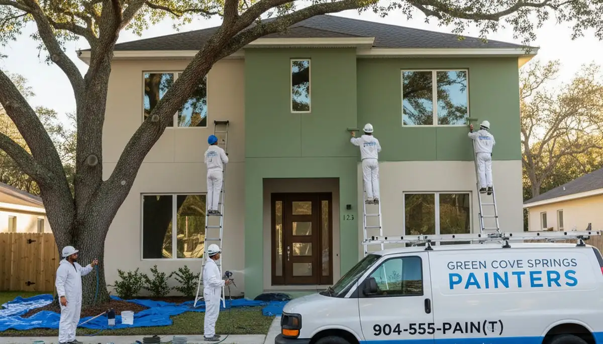 House painters serving Jacksonville, FL with professional exterior and interior painting services