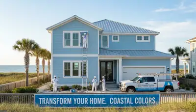 Professional house painting service in Jacksonville, FL for interior and exterior homes