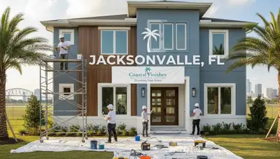 Professional house painters in Jacksonville FL providing expert exterior and interior painting services