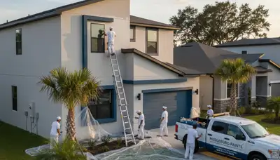Professional house painters in Jacksonville FL providing expert residential painting services