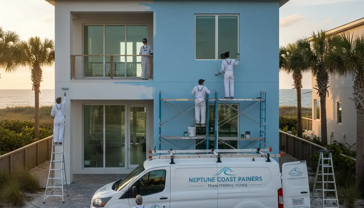 Professional house painters in Jacksonville FL providing expert residential painting services