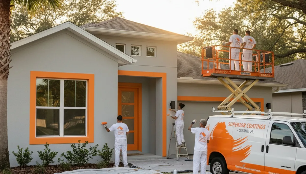 Professional house painters in Jacksonville FL providing exterior home painting services