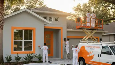 Professional house painters in Jacksonville FL providing exterior home painting services