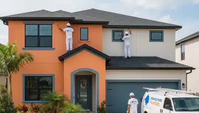 Professional house painters in Jacksonville FL providing exterior painting services