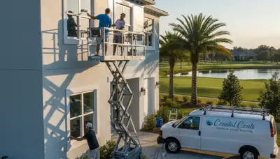 Professional house painters in Jacksonville FL providing expert exterior home painting services
