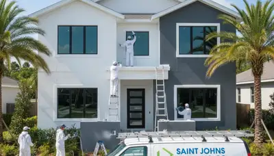 Professional house painters providing exterior home painting services in Jacksonville, FL