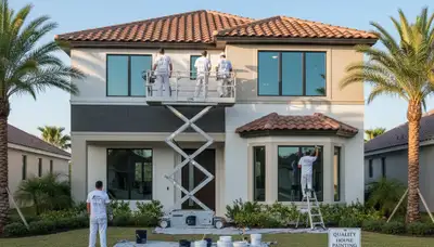 Professional house painters in Jacksonville FL providing expert exterior and interior painting services