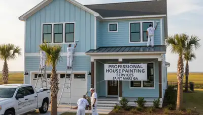 Professional house painters in Jacksonville FL providing expert exterior and interior painting services